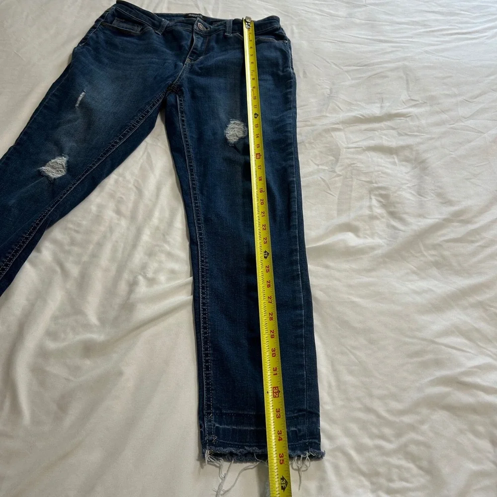 Buffalo David Bitton Womens‎ Rip and Repair Mid-Rise Skinny Size 6/28